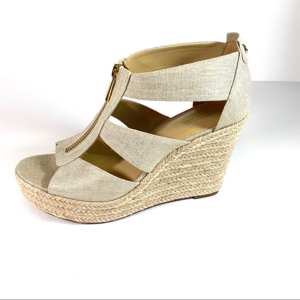 Michael Kors Damita Espadrille Beige Size 10 M